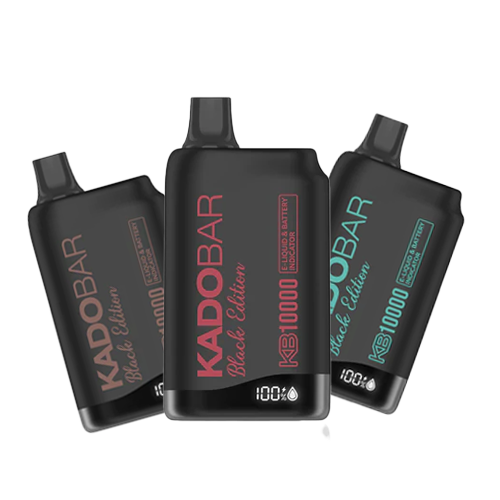 kado bar black edition virginia tobacco KB10000 Disposable Kado Bar Black Edition KB10000