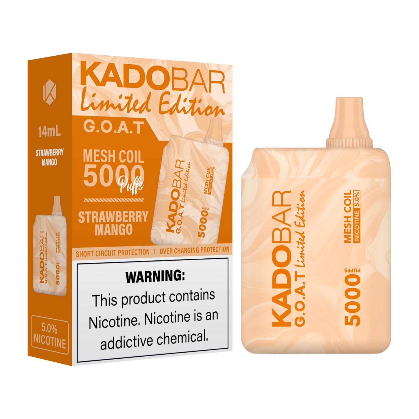 Kado Bar Limited Edition GOAT Series 5000 Puff 14mL Disposable