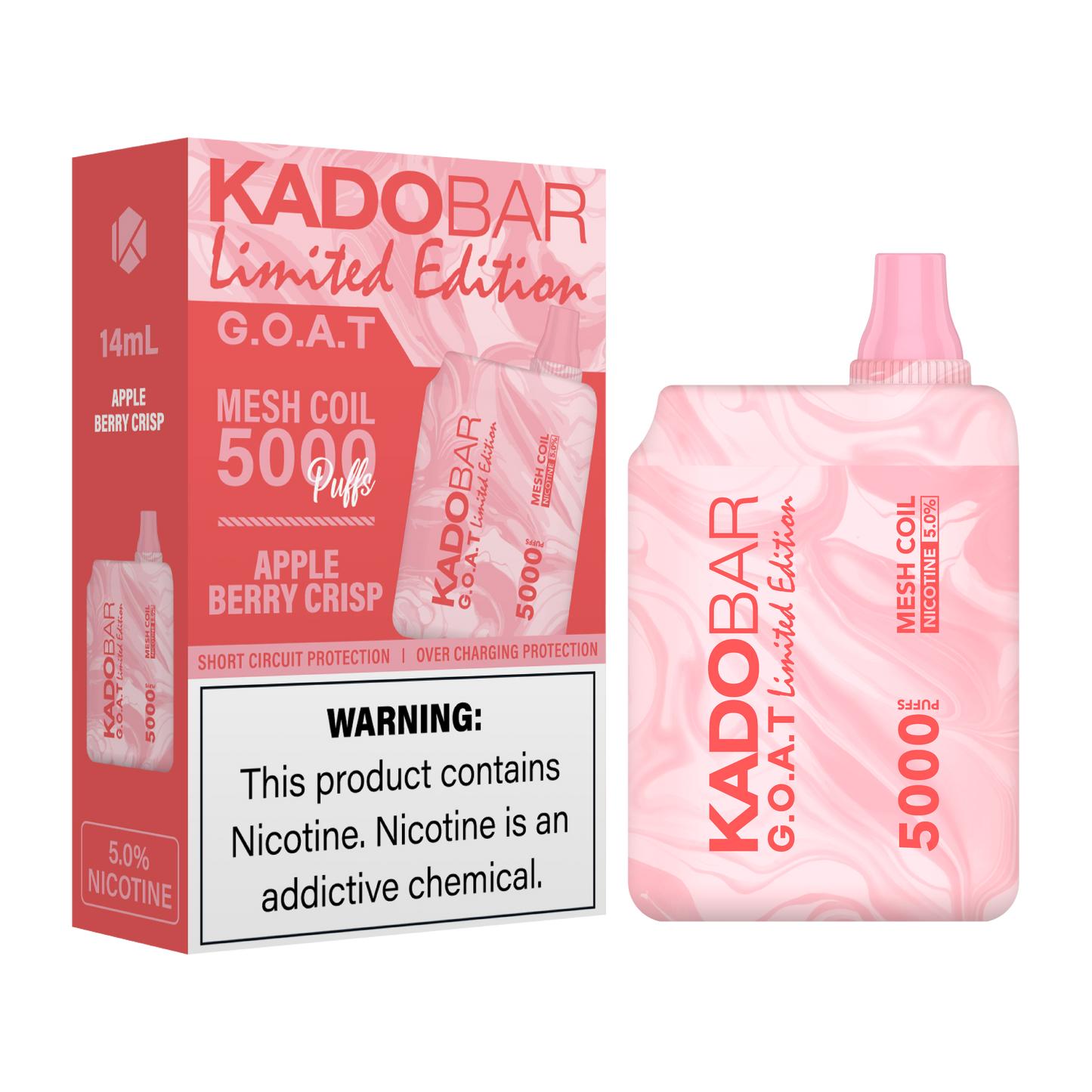 Kado Bar Limited Edition GOAT Series 5000 Puff 14mL Disposable