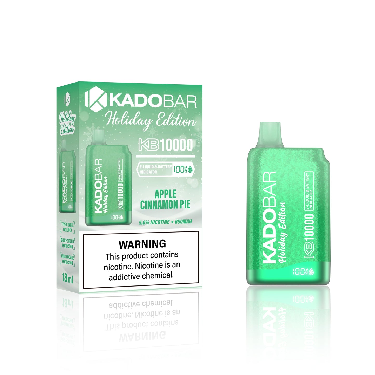 Kado Bar Holiday Edition KB10000 Puff Disposable