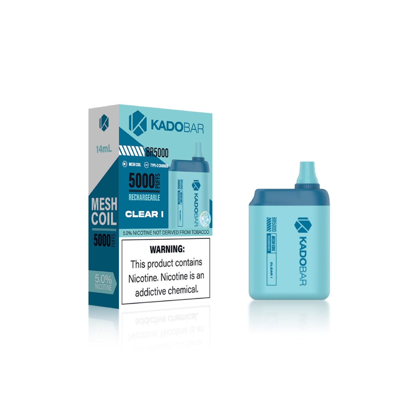 Kado Bar 5000 Puff 5% Nic 14mL Disposable