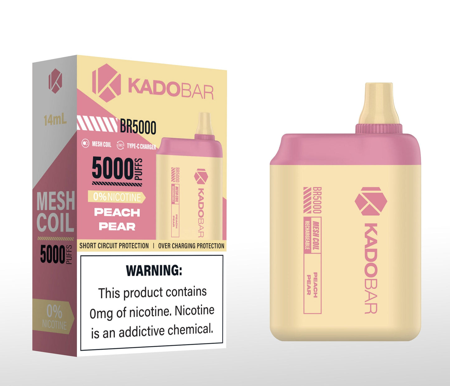 Kado Bar 5000 Puff 0% Nicotine 14ml Disposable