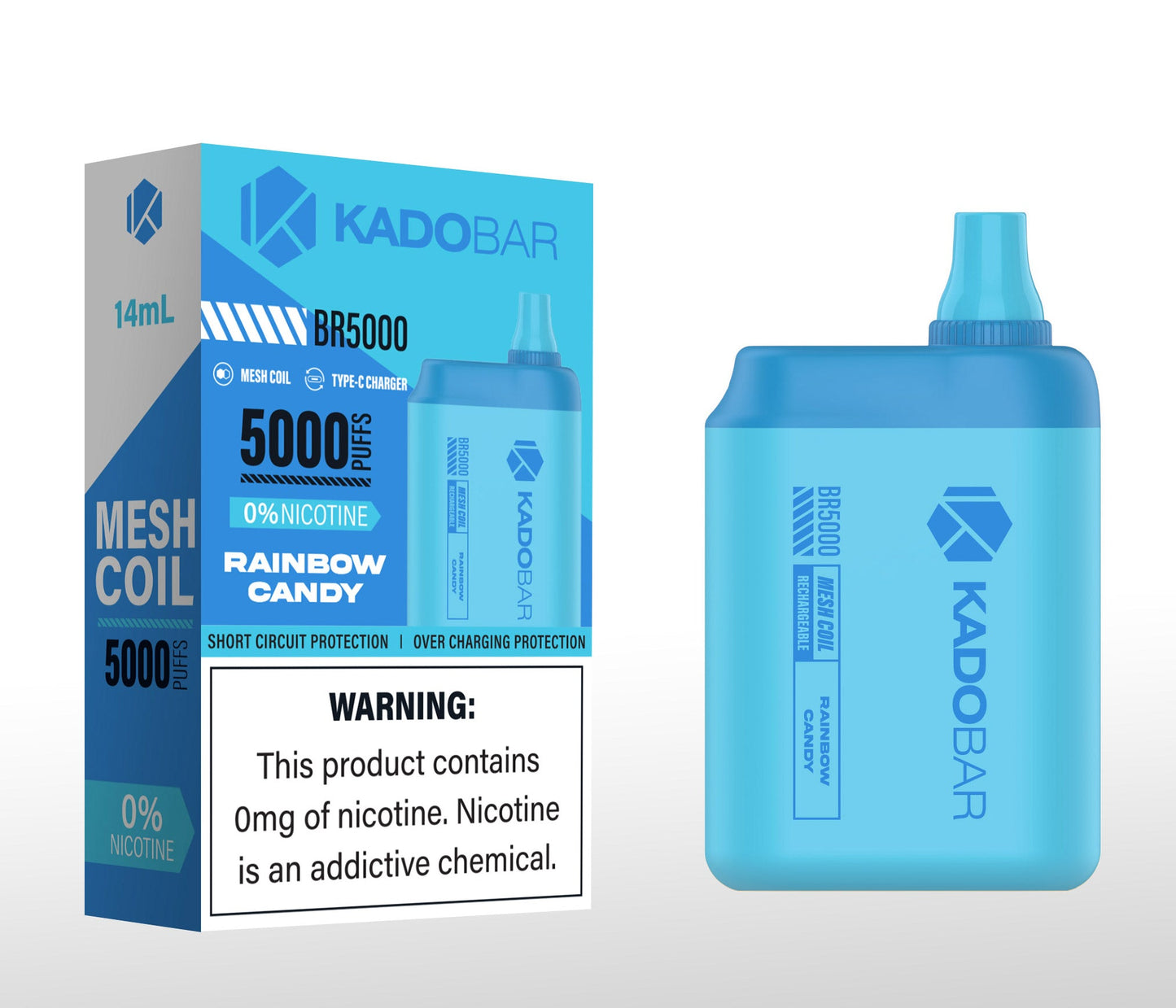 Kado Bar 5000 Puff 0% Nicotine 14ml Disposable