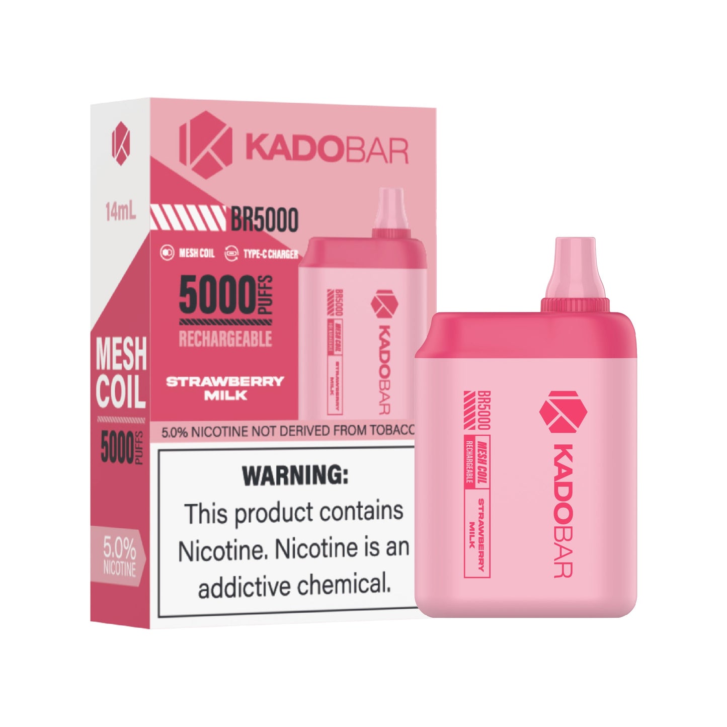 Kado Bar 5000 Puff 5% Nic 14mL Disposable