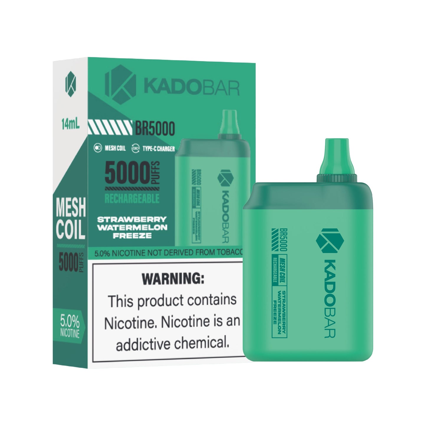 Kado Bar 5000 Puff 5% Nic 14mL Disposable