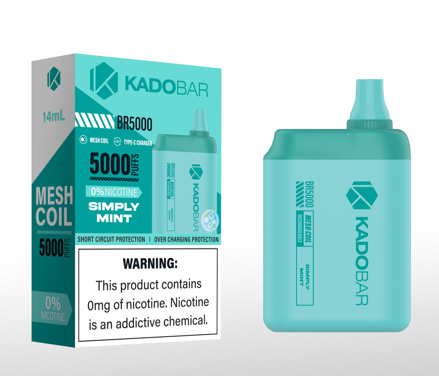 Kado Bar 5000 Puff 0% Nicotine 14ml Disposable