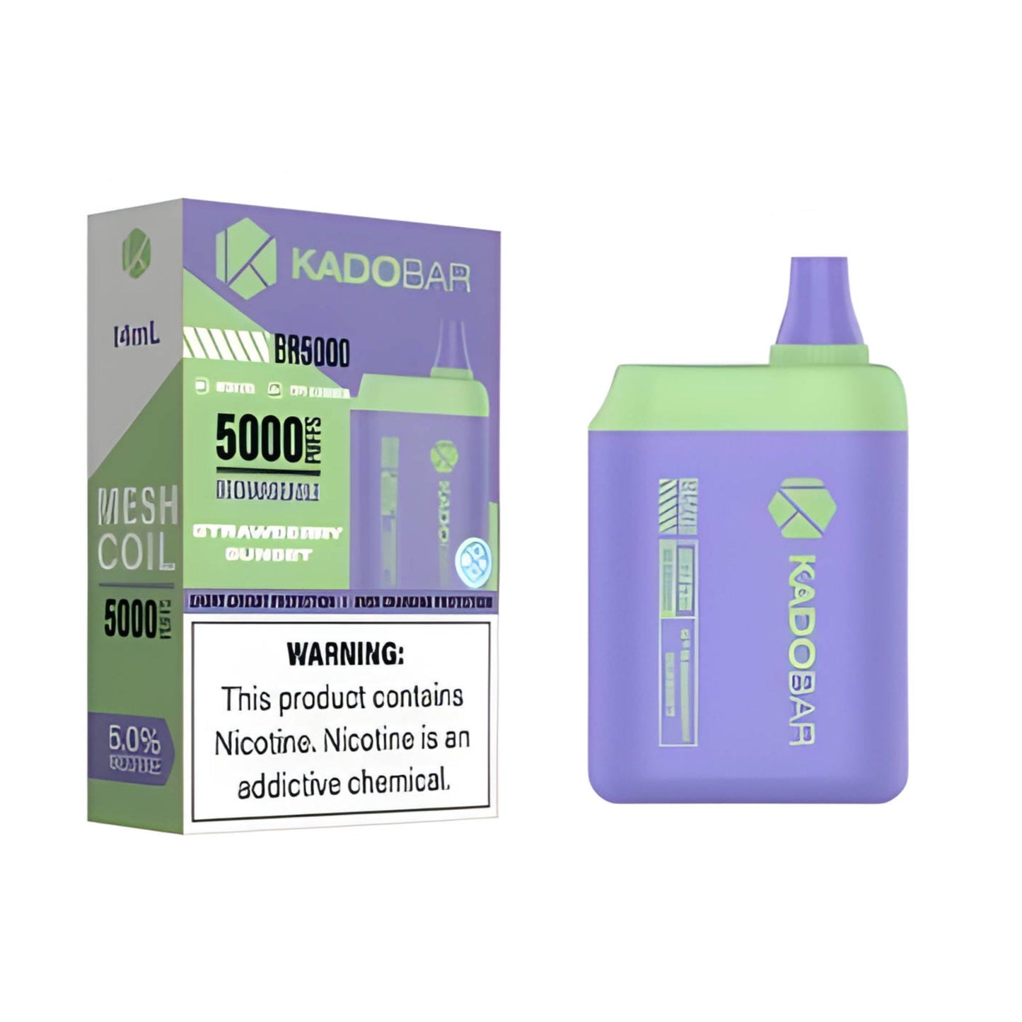 Kado Bar 5000 Puff 5% Nic 14mL Disposable