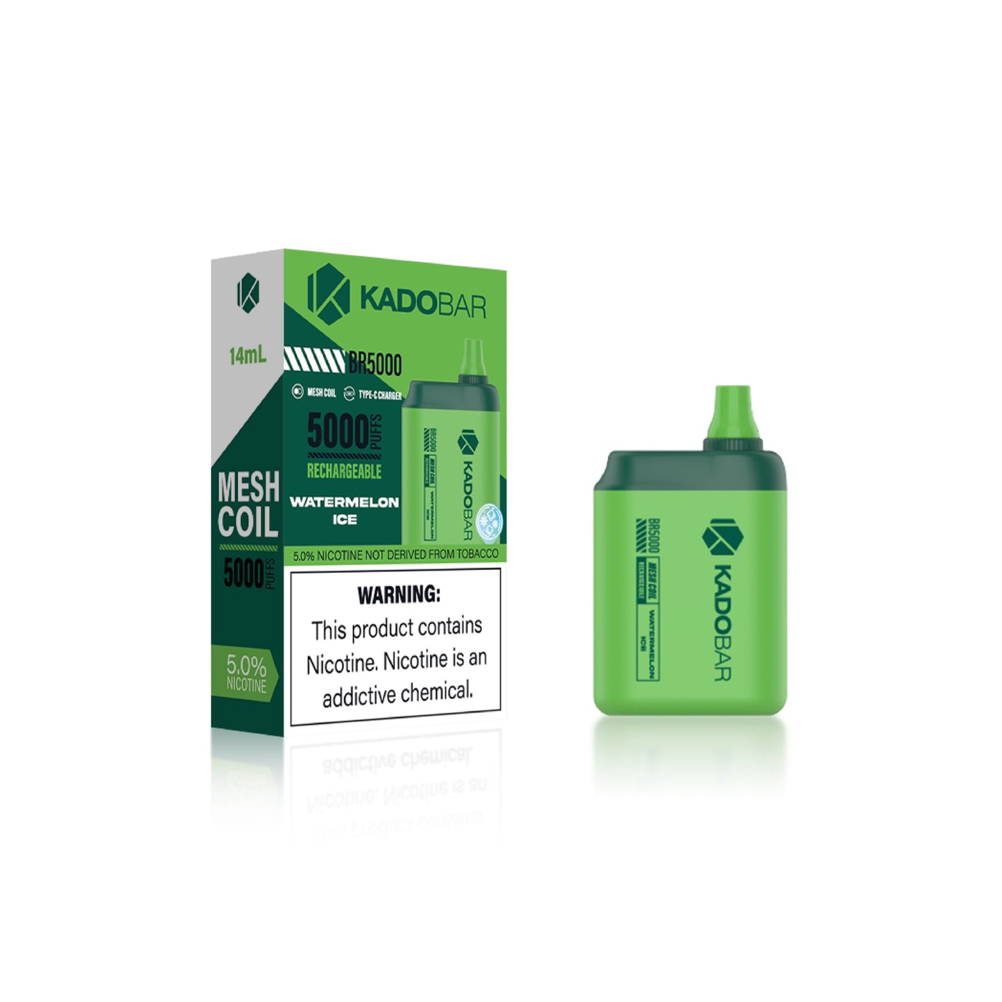 Kado Bar 5000 Puff 5% Nic 14mL Disposable