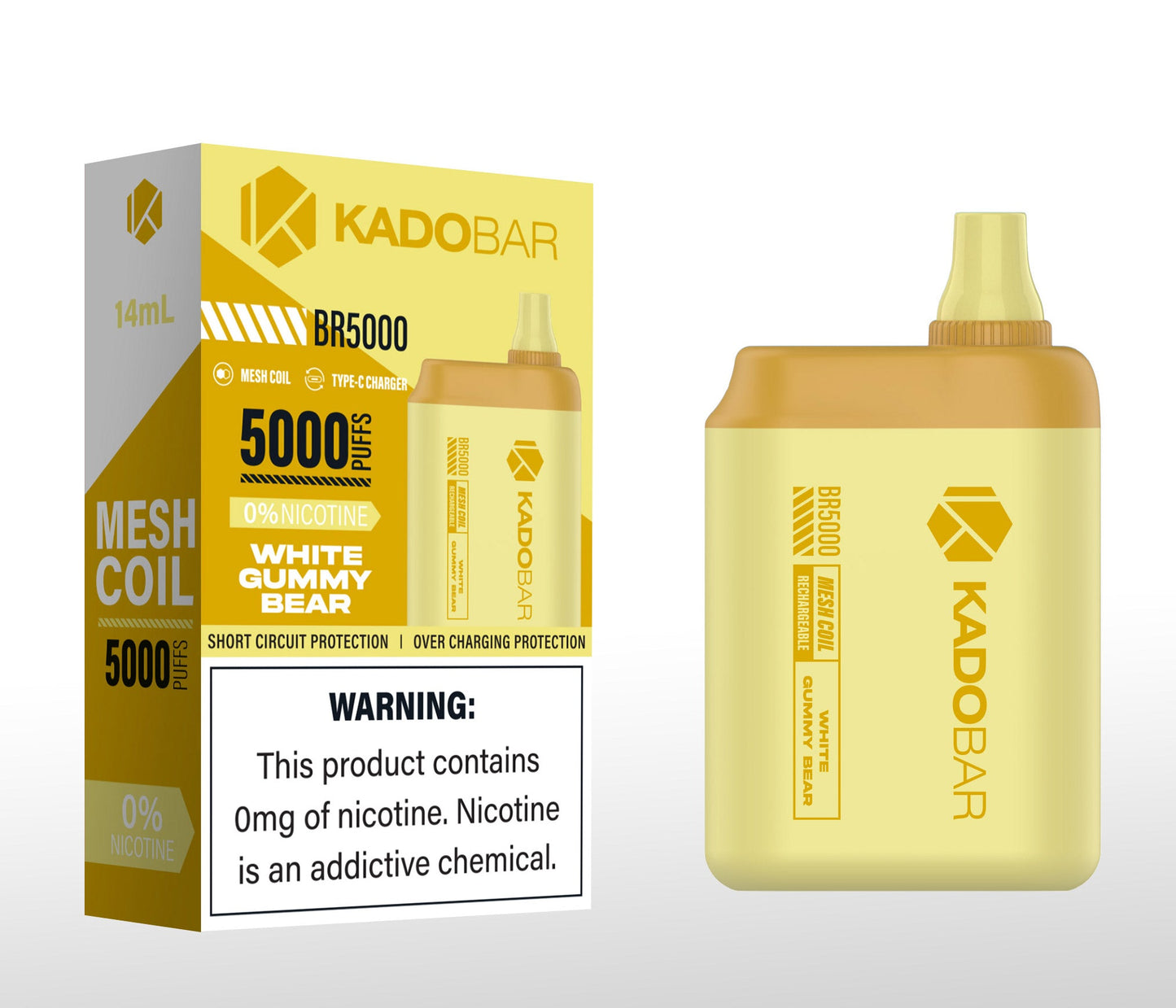 Kado Bar 5000 Puff 0% Nicotine 14ml Disposable